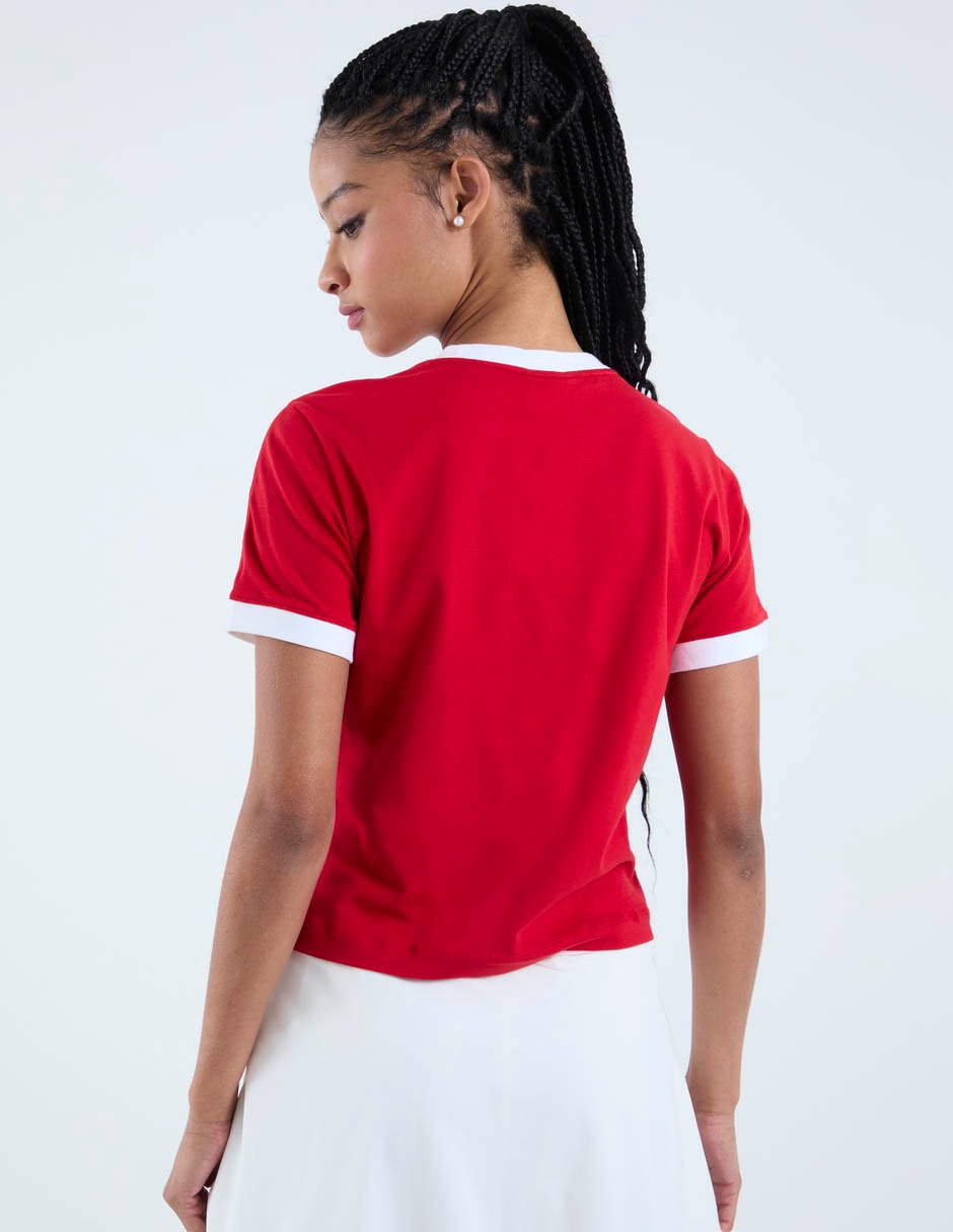 Playera manga corta champion cuello redondo para mujer