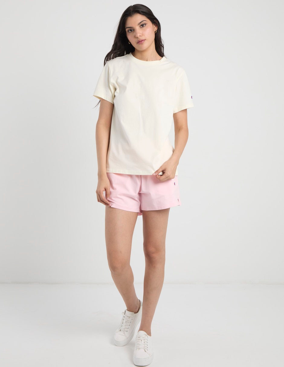 Playera manga corta Champion cuello redondo para mujer