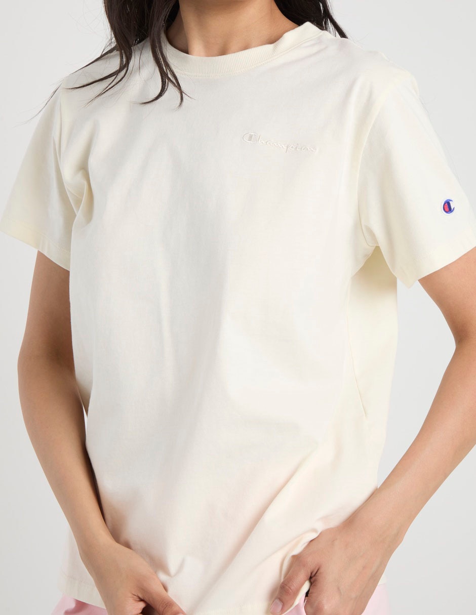Playera manga corta Champion cuello redondo para mujer
