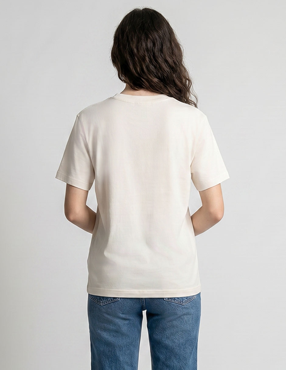Playera manga corta Tees cuello redondo para mujer 2