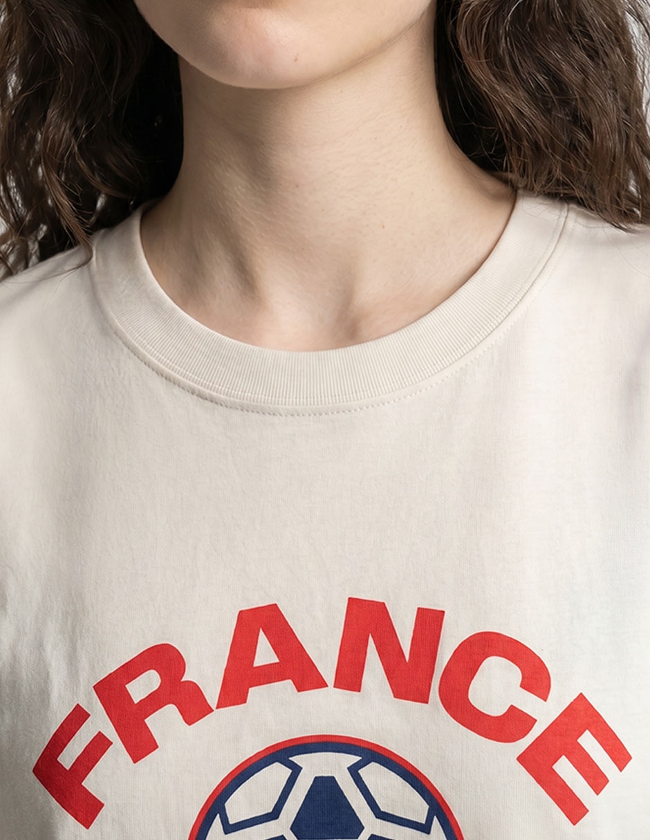 Playera manga corta Tees cuello redondo para mujer 3