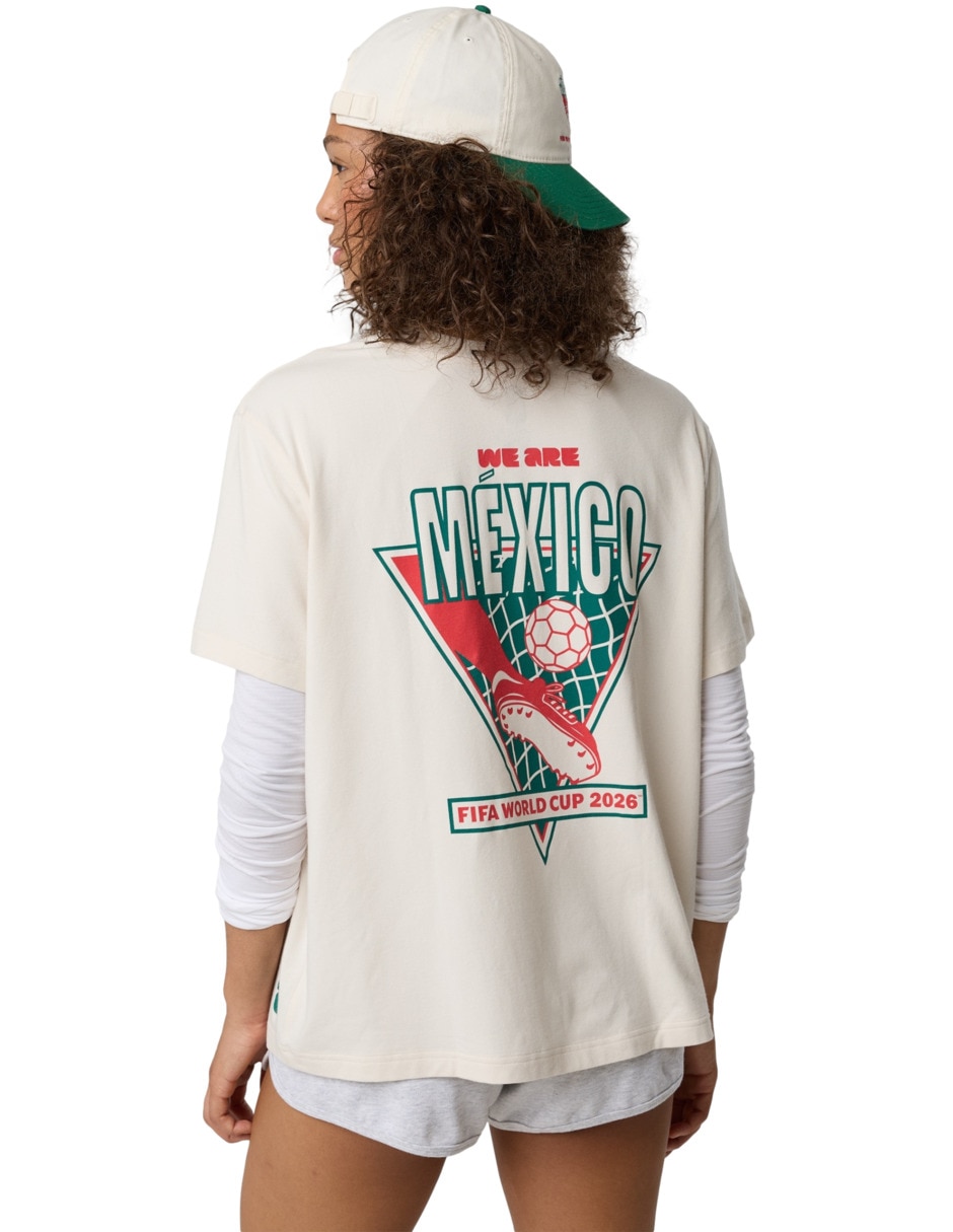 Playera manga corta Tees cuello redondo para mujer 2