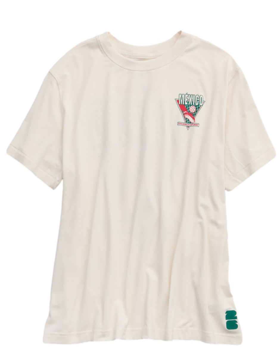 Playera manga corta Tees cuello redondo para mujer 3