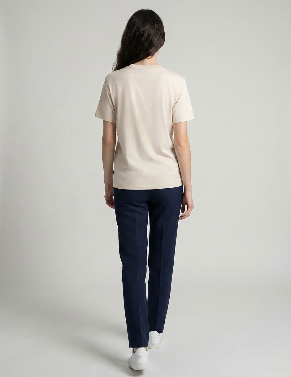 Playera manga corta Tees cuello redondo para mujer 2