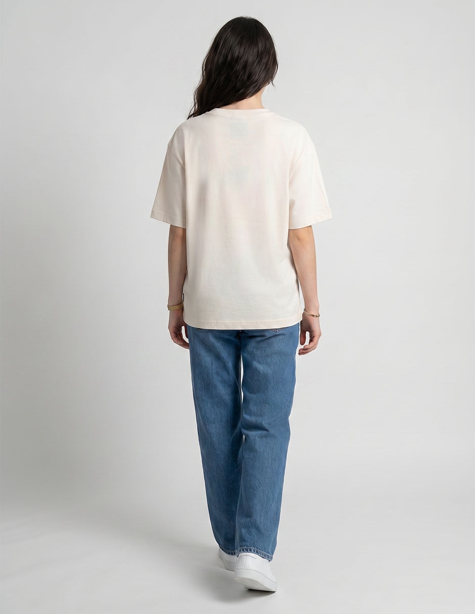Playera manga corta Tees cuello redondo para mujer 2