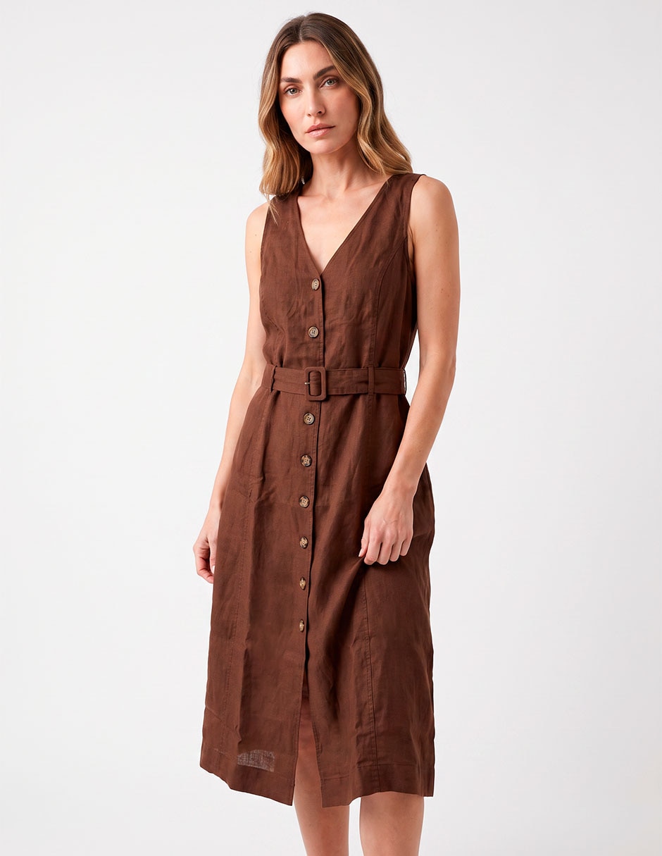 Vestido midi casual para mujer 2