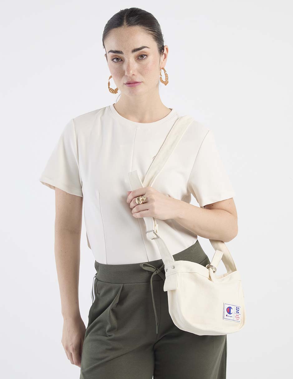 Bolsa crossbody de textil para mujer 6
