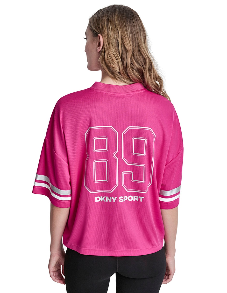 Playera cuello redondo manga corta para mujer 3