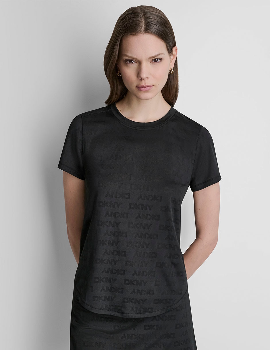 Playera cuello redondo manga corta para mujer Playera cuello redondo manga corta para mujer