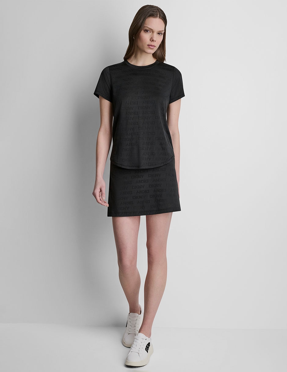 Playera cuello redondo manga corta para mujer 3