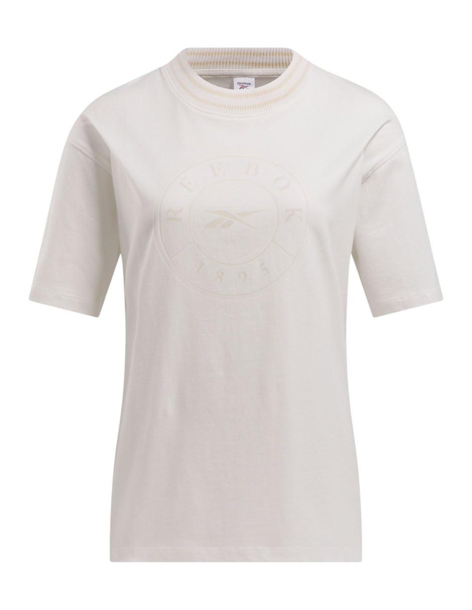 Playera manga corta cuello redondo mujer