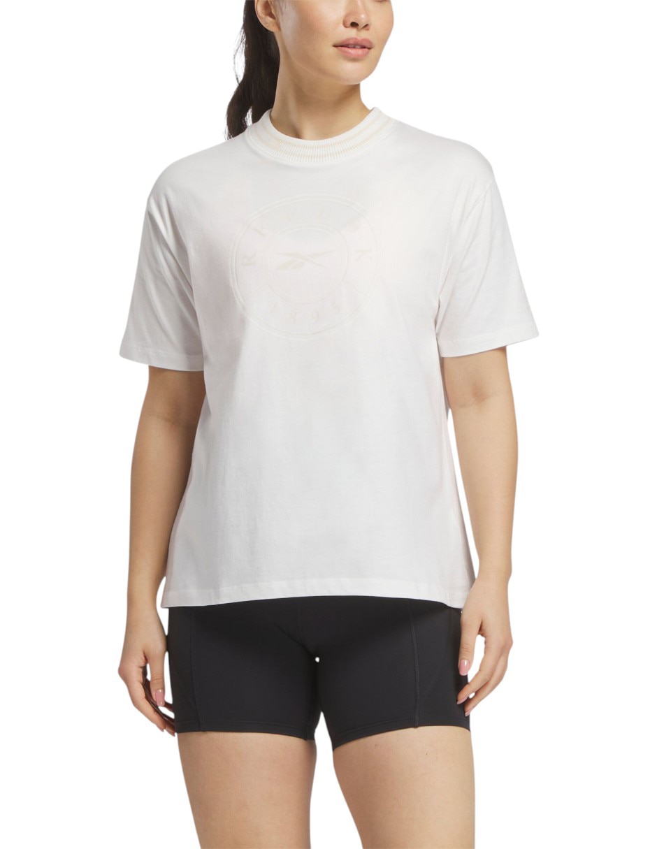 Playera manga corta cuello redondo mujer 3