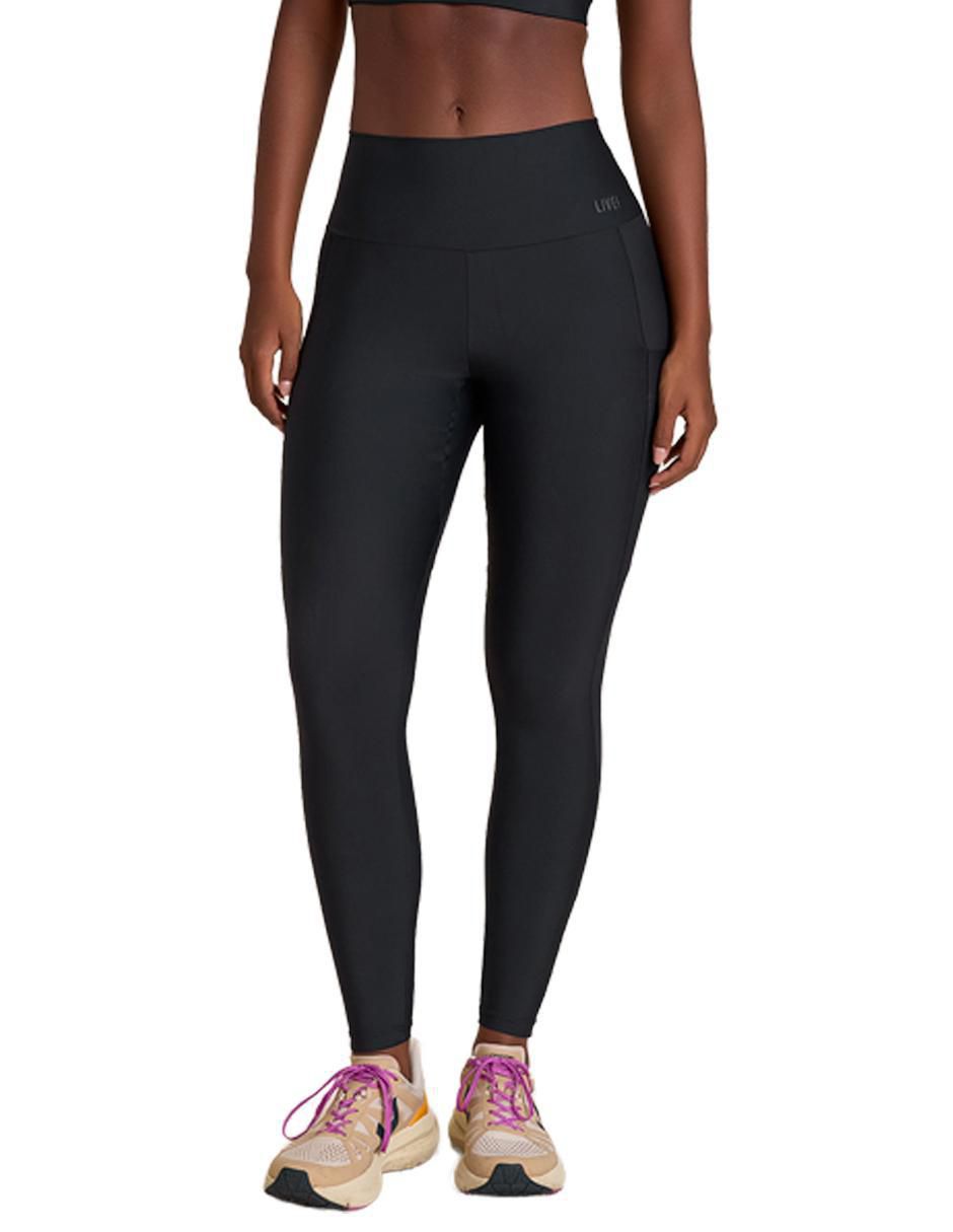 Legging a la cintura alta con elástico para mujer