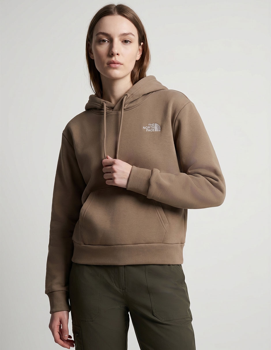 Sudadera con capucha y bolsa para mujer