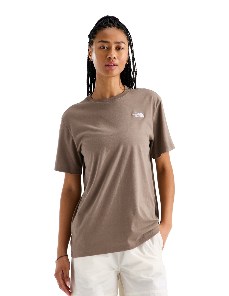 Playera manga corta cuello redondo para mujer Playera manga corta cuello redondo para mujer