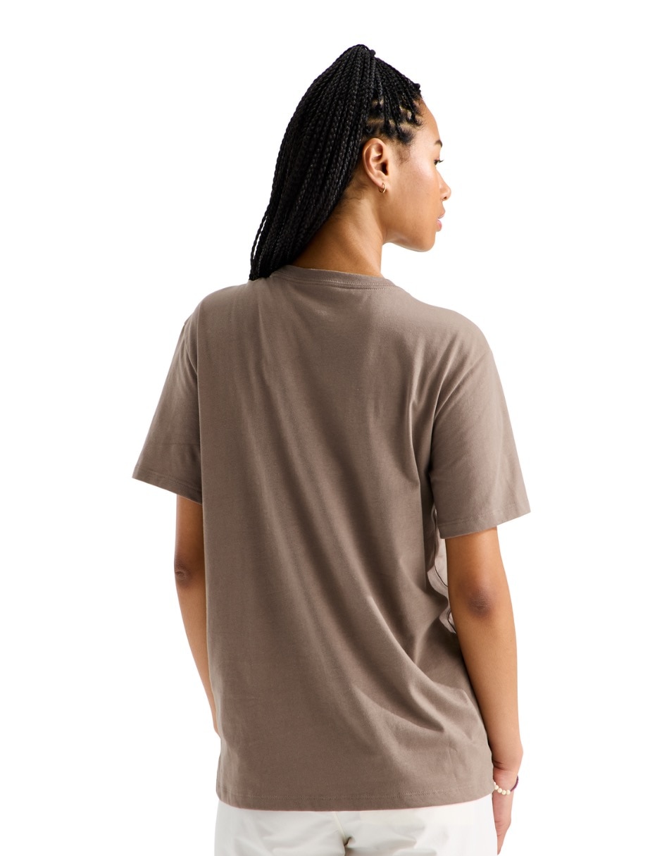 Playera manga corta cuello redondo para mujer 2