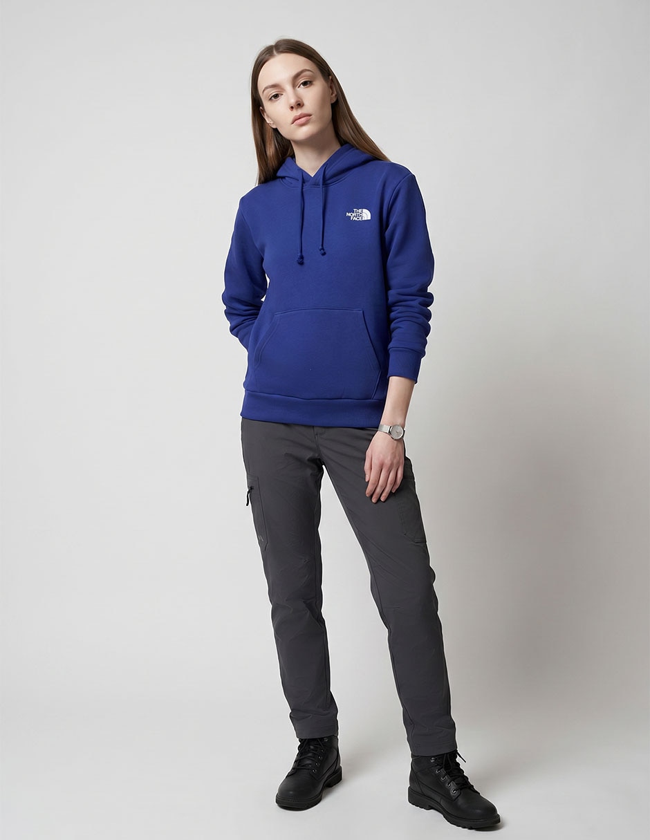 Sudadera con capucha y bolsa para mujer
