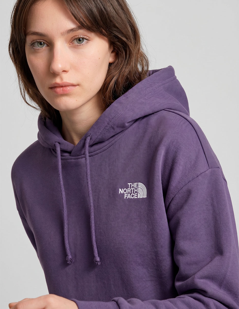 Sudadera con capucha y bolsa the north face para mujer