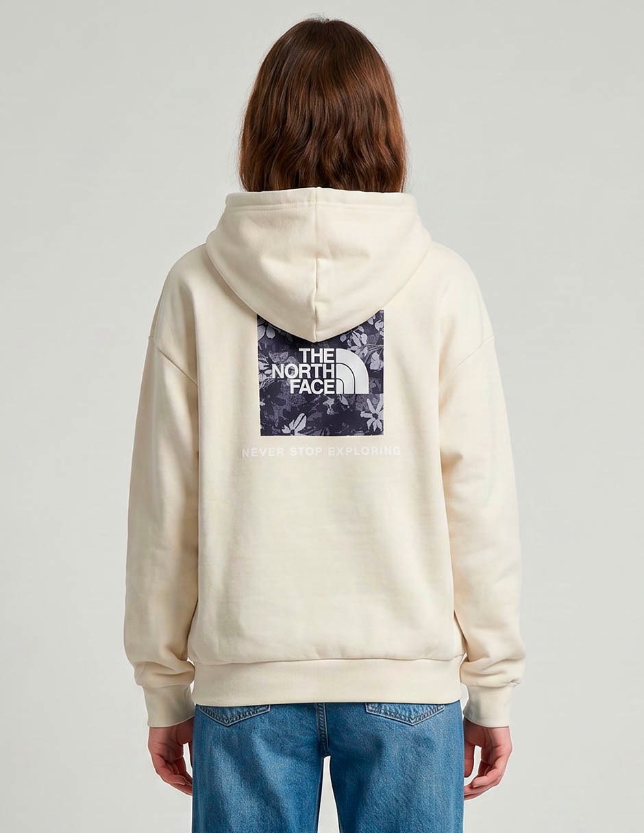 Sudadera con capucha y bolsa w evo moon florals print box nse os hd para mujer 2