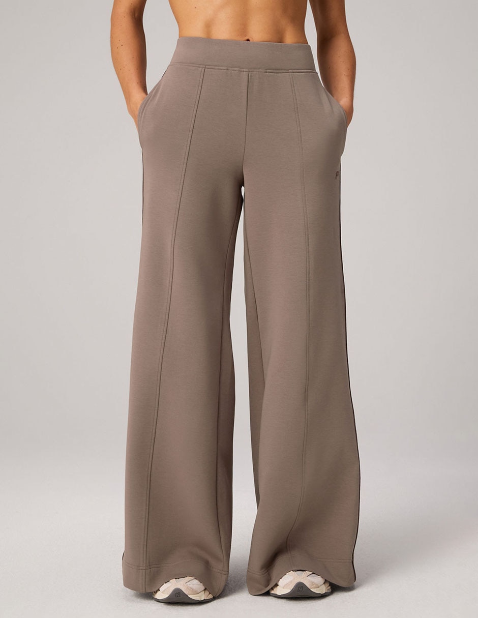 Pants amplio con elástico para mujer
