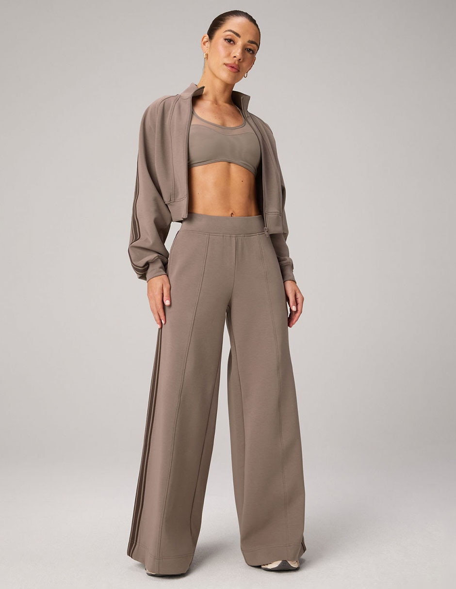 Pants amplio con elástico para mujer