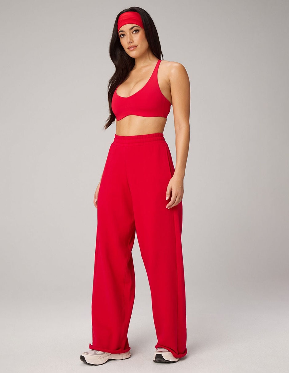 Pants amplio con elástico para mujer