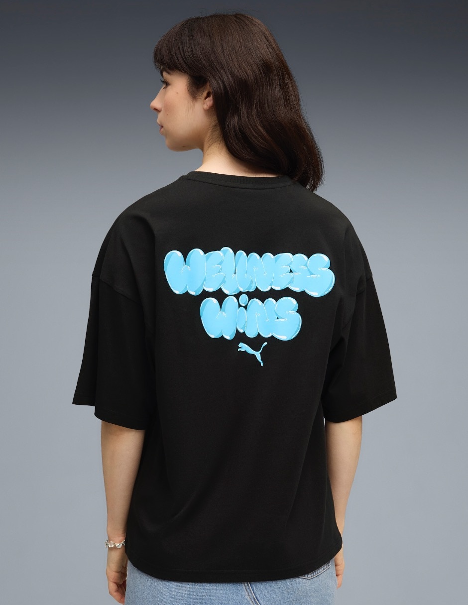 Playera manga Corta PUMA Sin familia ni colección cuello Redondo para mujer