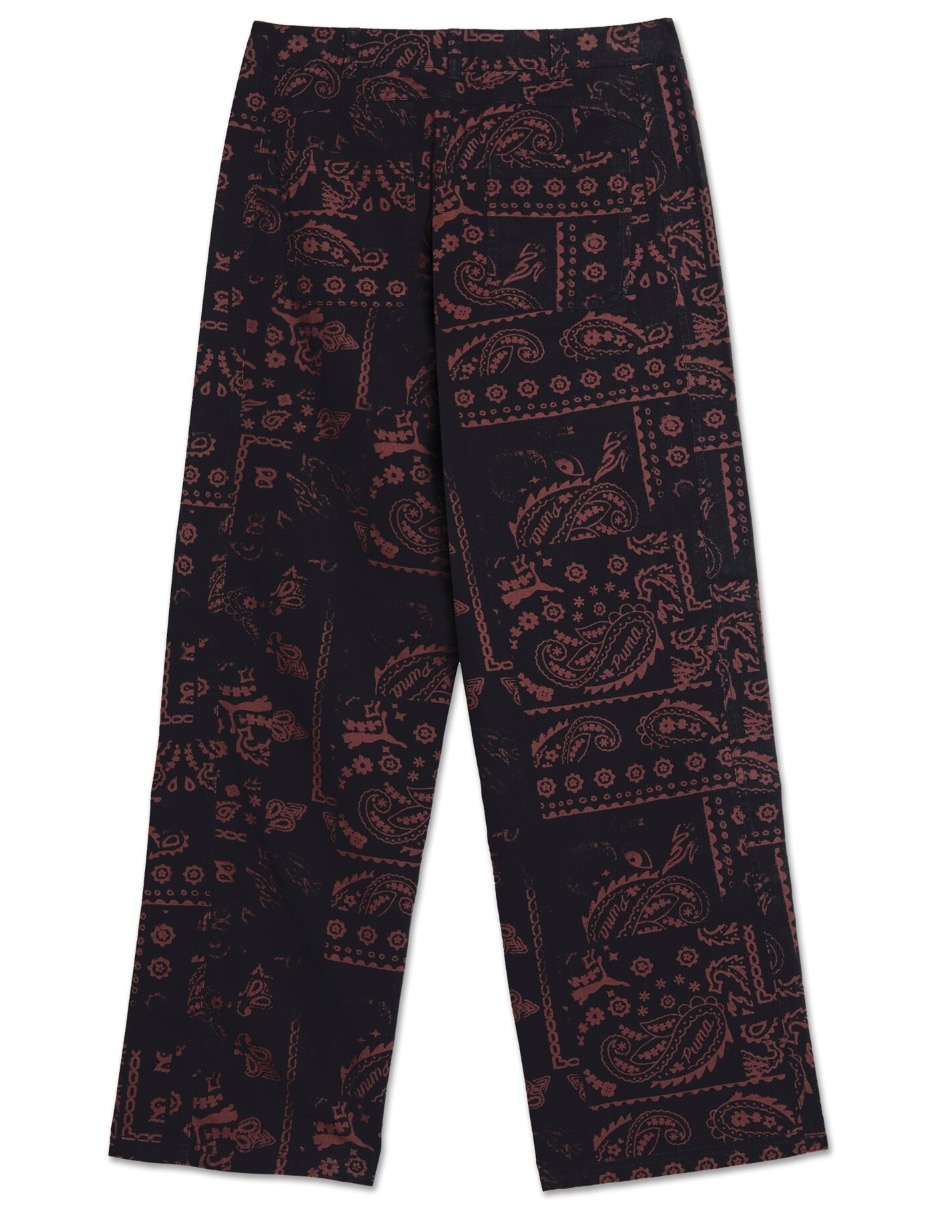 Pants Amplio Puma Con Bot—n Para Mujer
