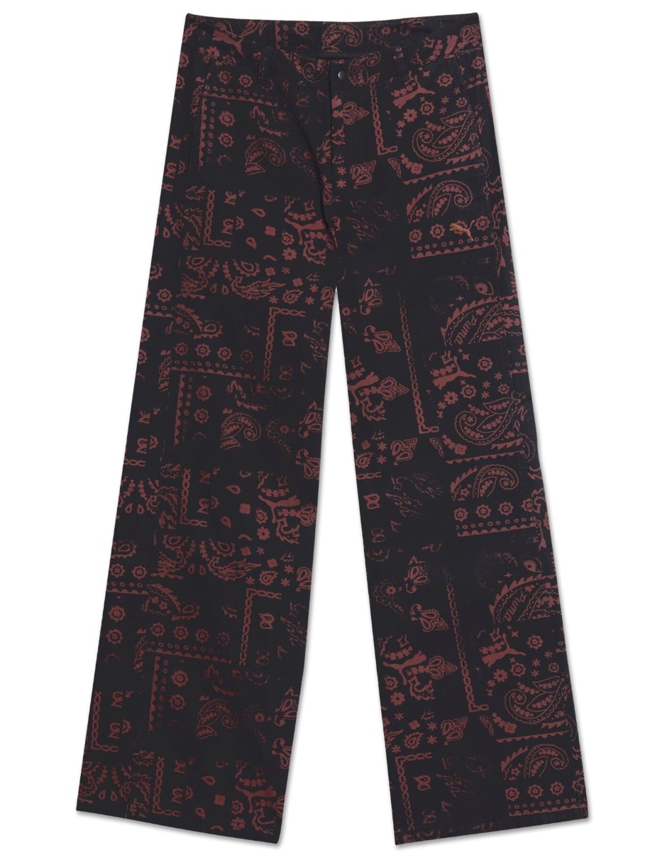 Pants Amplio Puma Con Bot—n Para Mujer