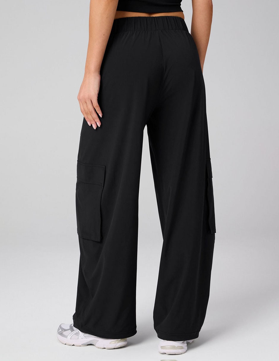Pants amplio con elástico para mujer