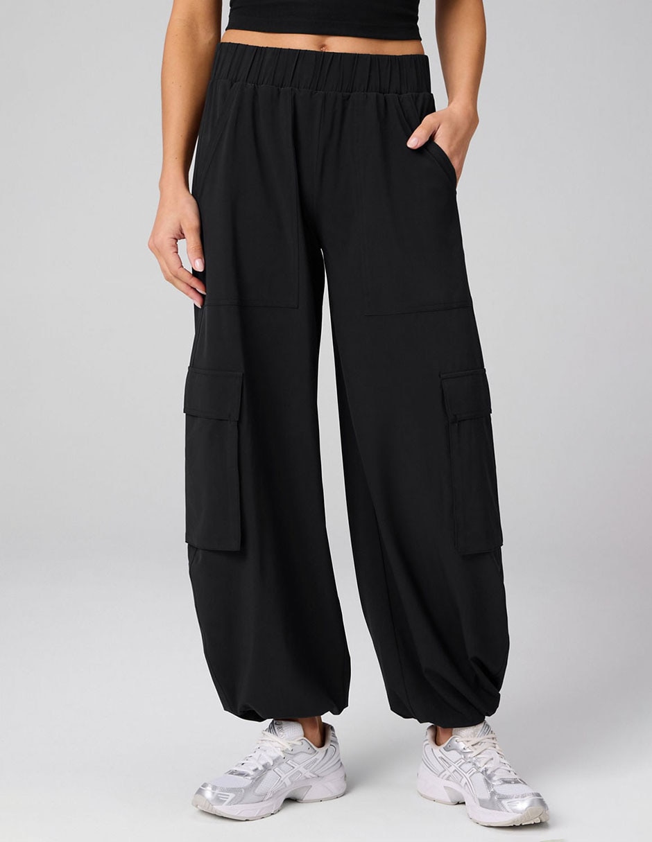 Pants amplio con elástico para mujer