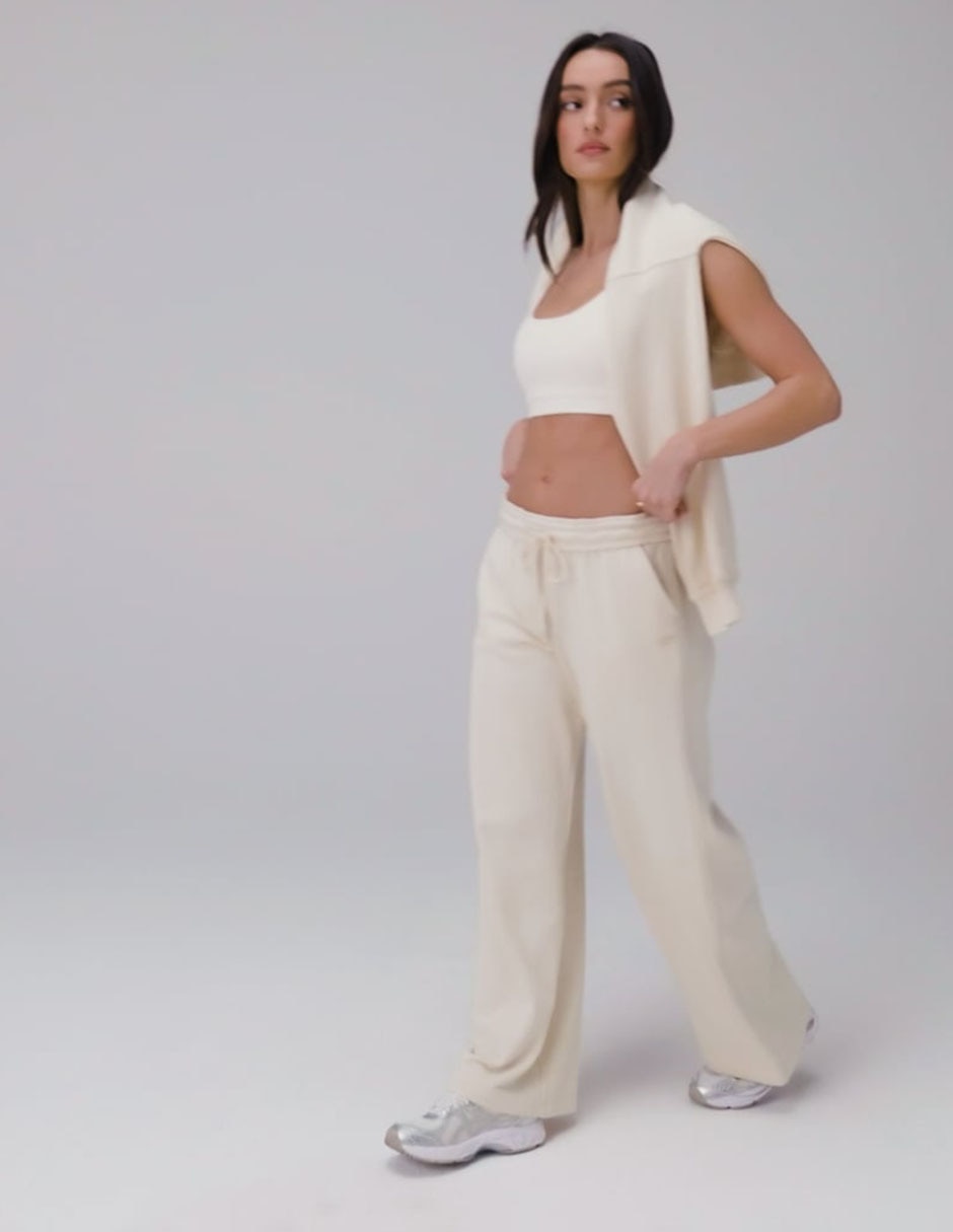 Pants relaxed con jareta para mujer 4