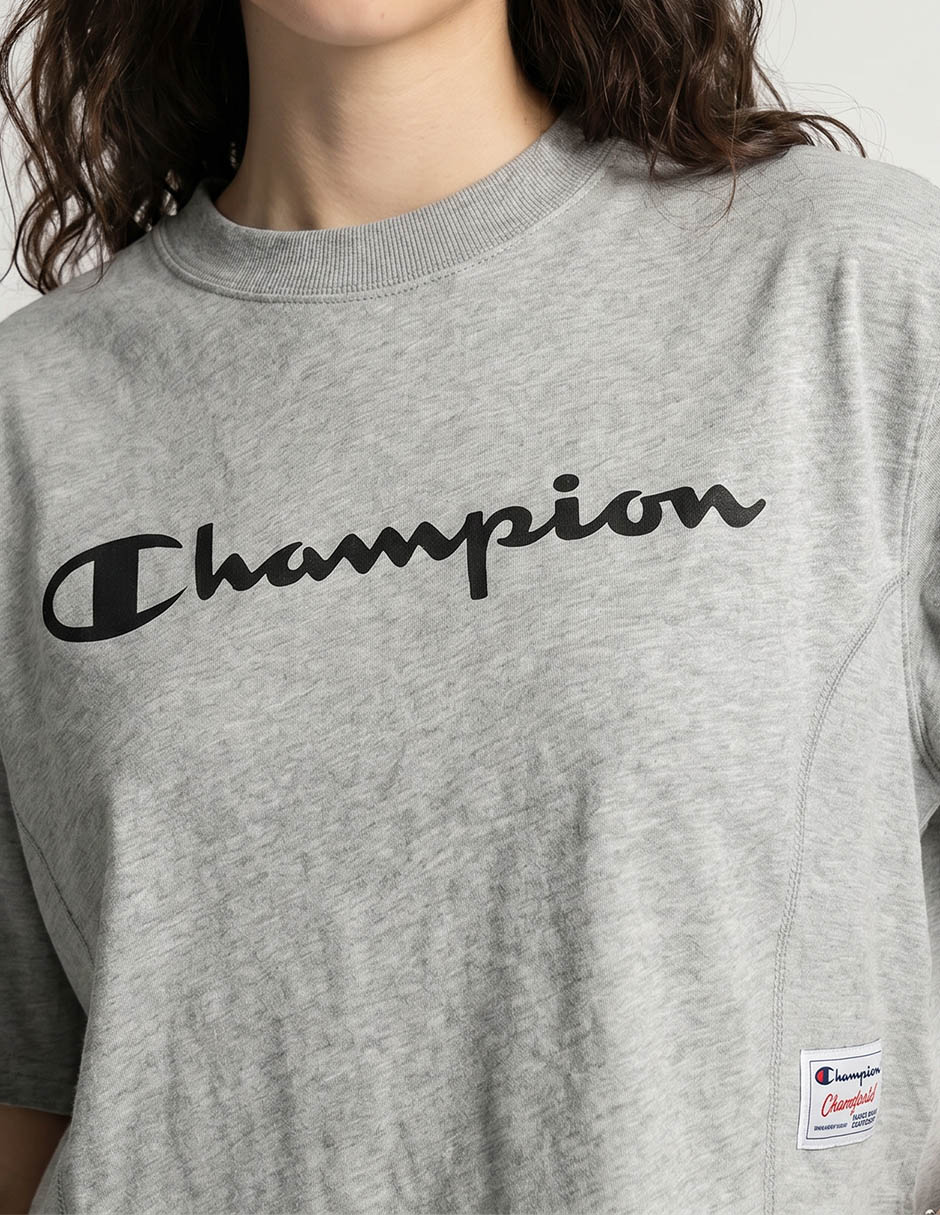 Playera manga corta cuello redondo para mujer 3