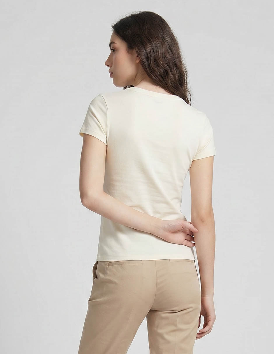 Playera manga corta Sm26 cuello redondo para mujer 2