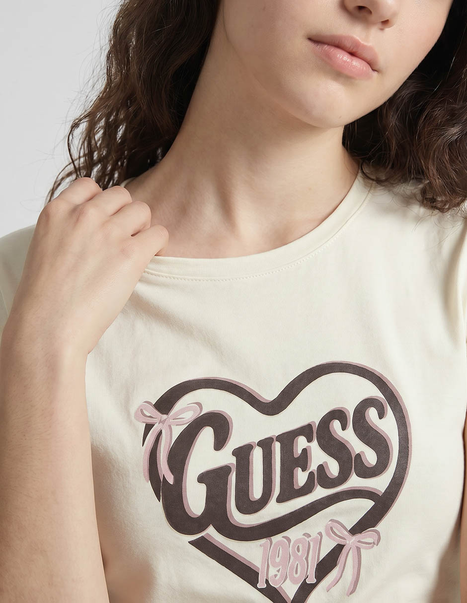 Playera manga corta Sm26 cuello redondo para mujer 4