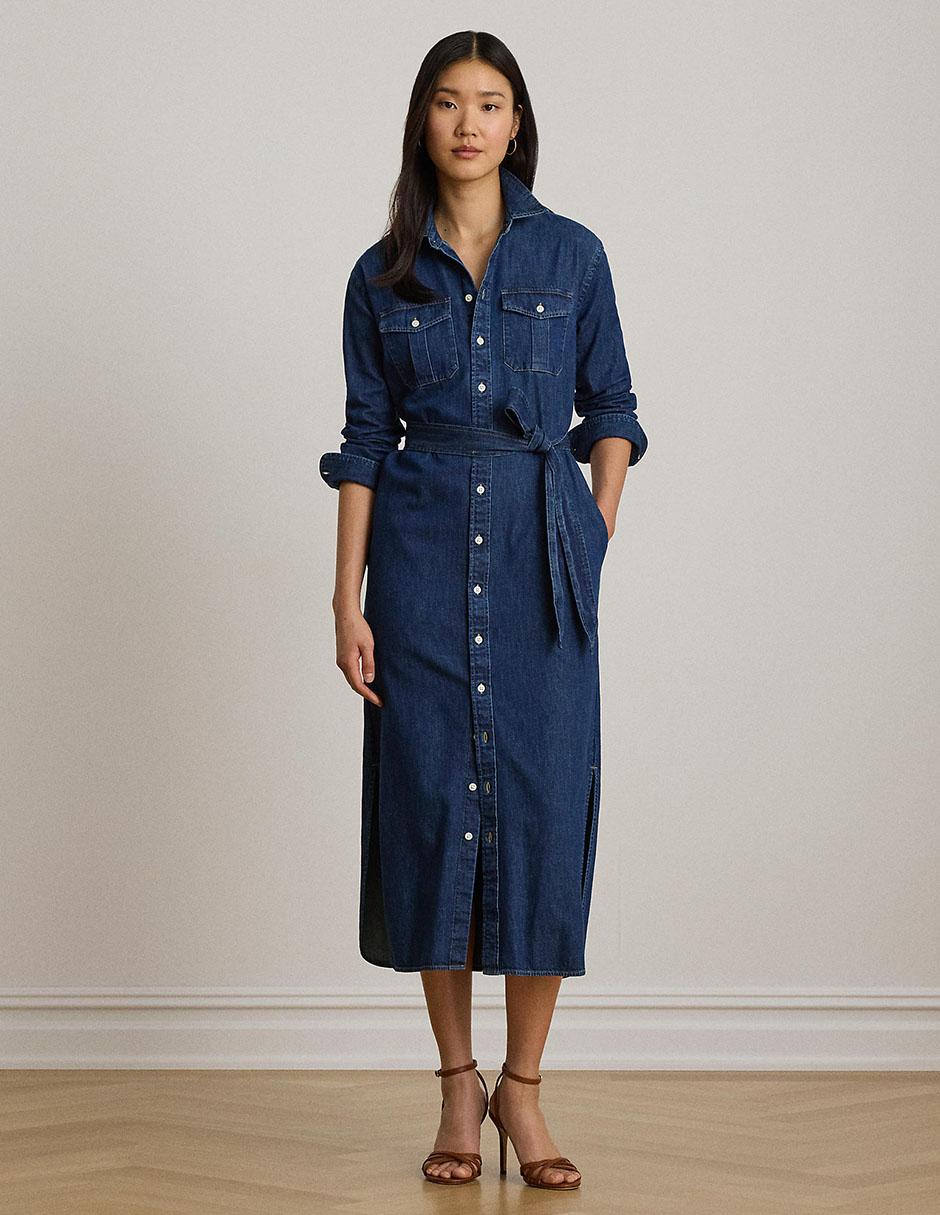 Vestido midi casual para mujer