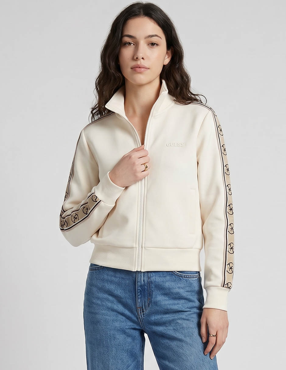 Chamarra Casual No Impermeable De Poliéster Para Mujer