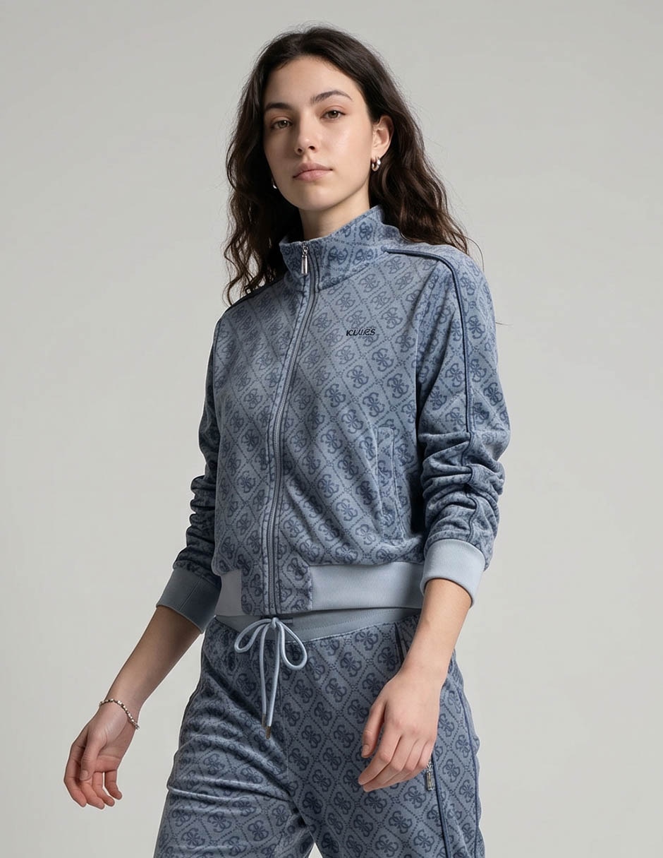 Chamarra Casual No Impermeable De Poliéster Para Mujer