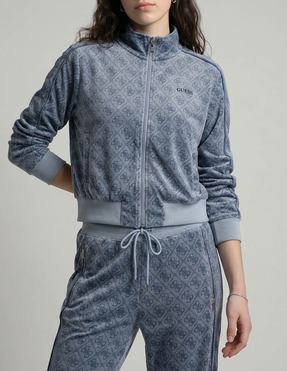 Chamarra Casual Guess No Impermeable De Poliéster Para Mujer