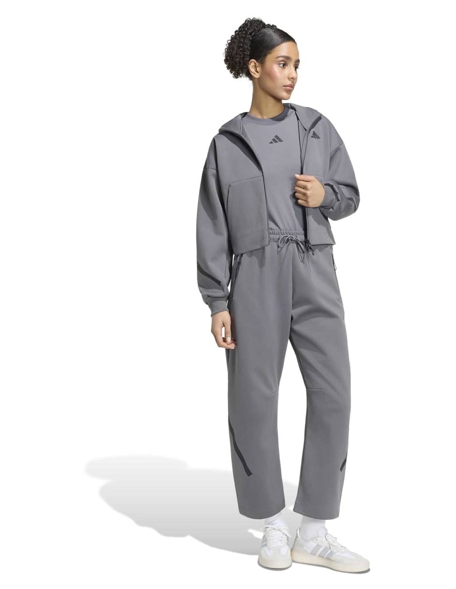 Pants regular con elástico para mujer 4