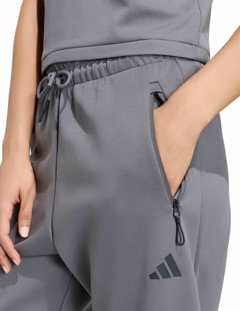 Pants regular con elástico para mujer 3