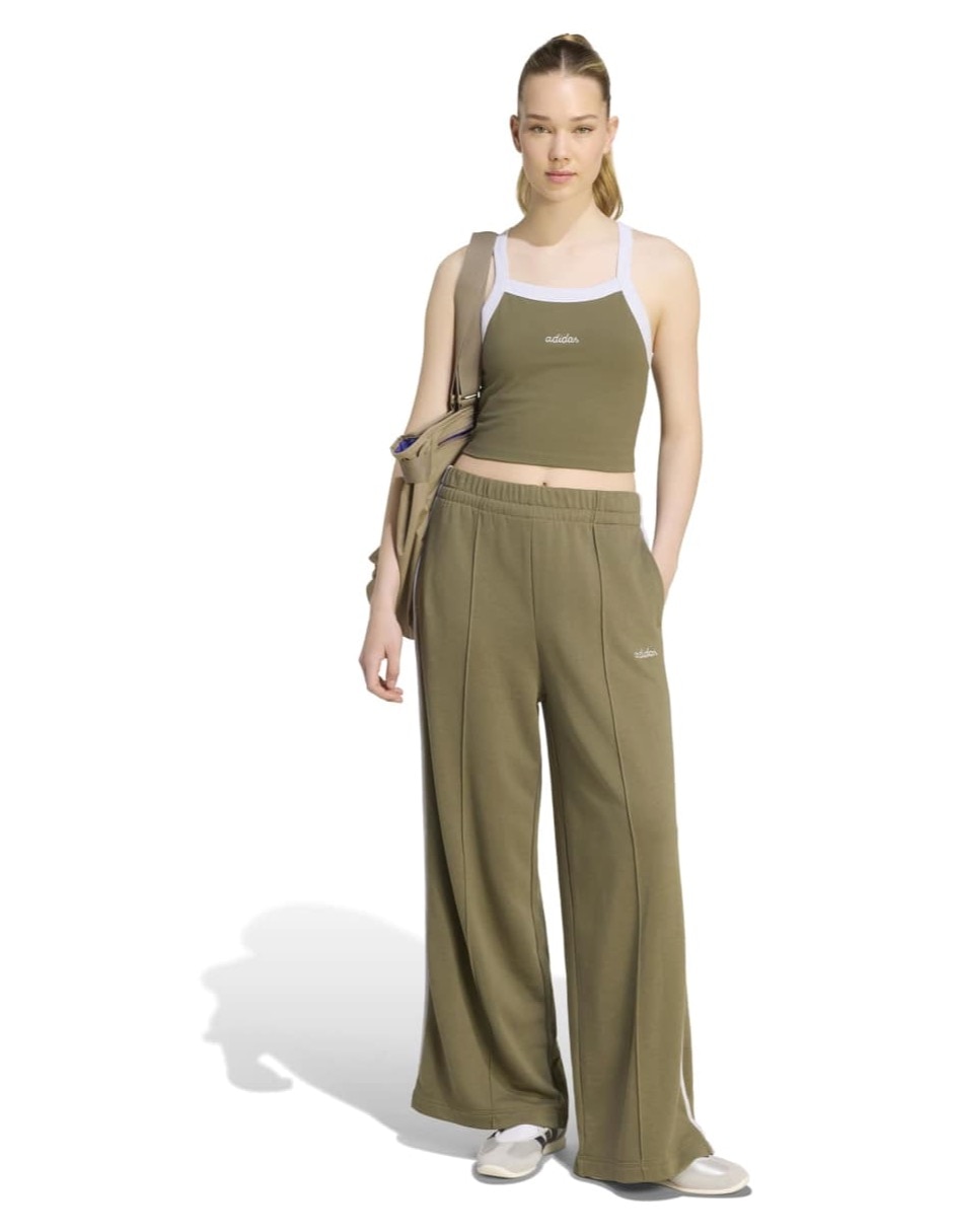 Pants regular con elástico para mujer 4