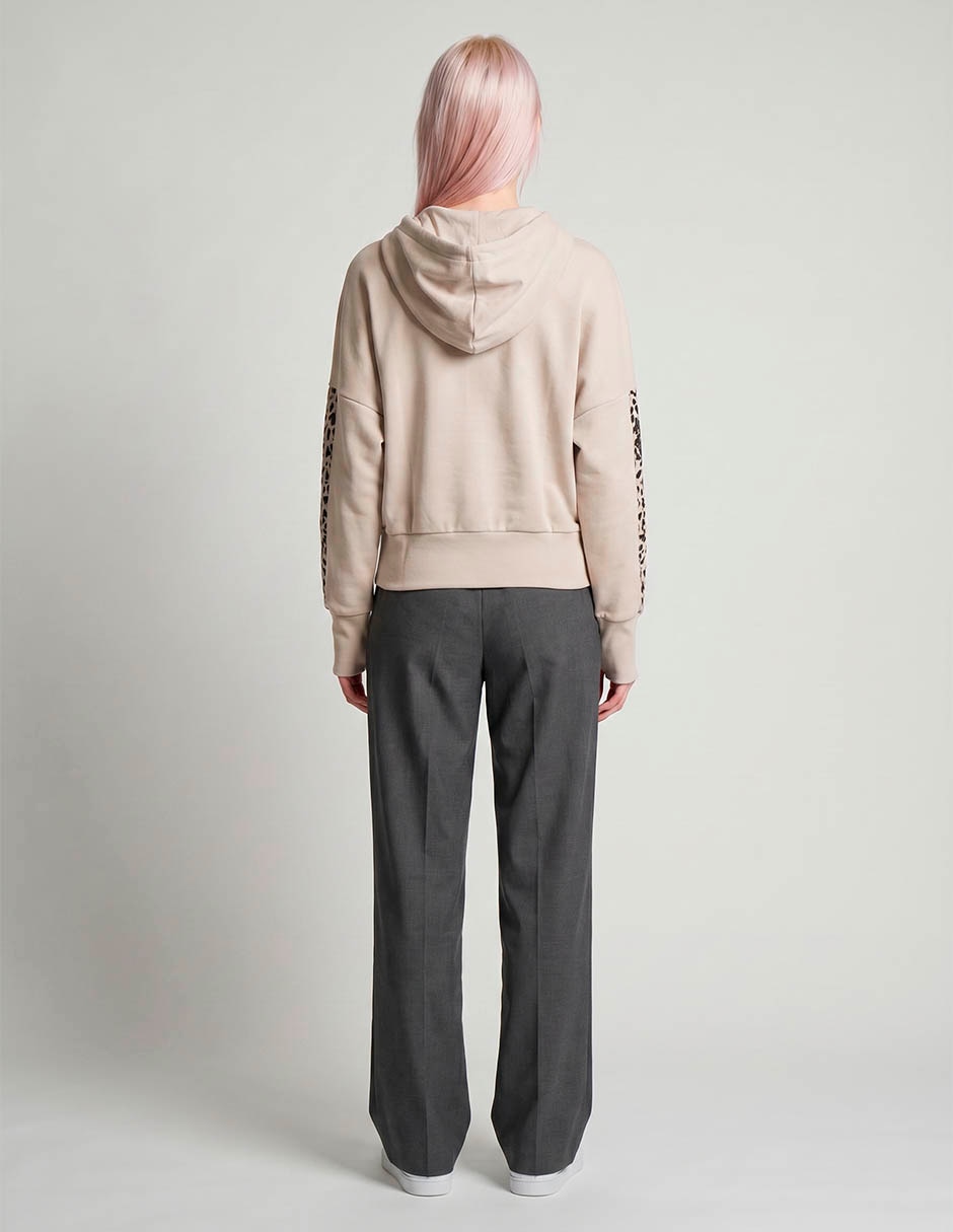Sudadera con capucha y bolsa para mujer 2