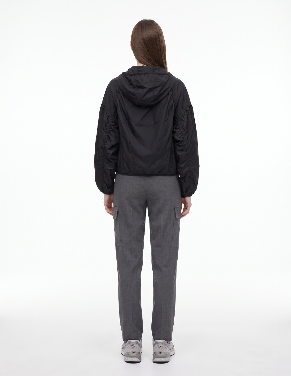 Chamarra Casual No impermeable de Poliéster para mujer 2