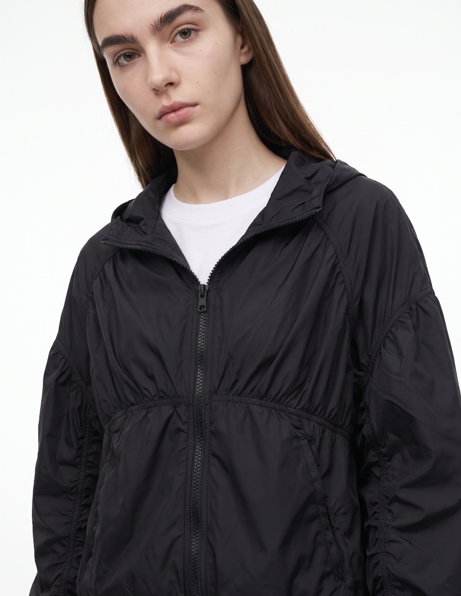 Chamarra Casual No impermeable de Poliéster para mujer 4