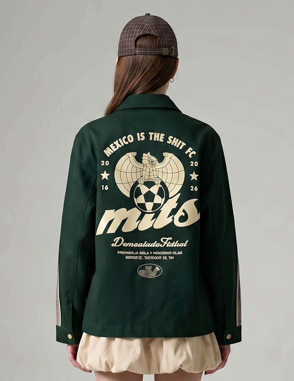 Chamarra Casual Mits No Impermeable De Algodón Para Mujer