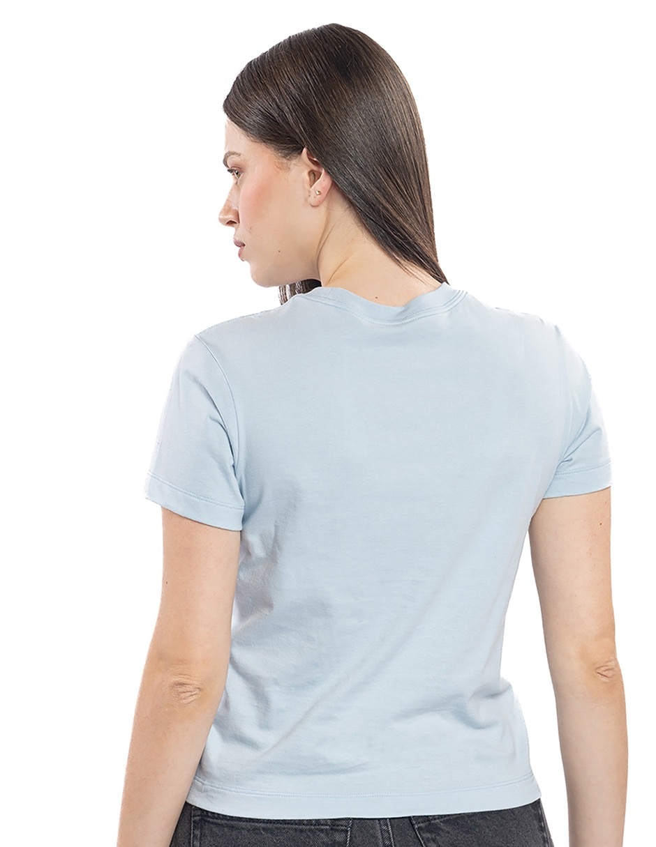 Playera manga corta Salton Ss Crew cuello redondo para mujer 5
