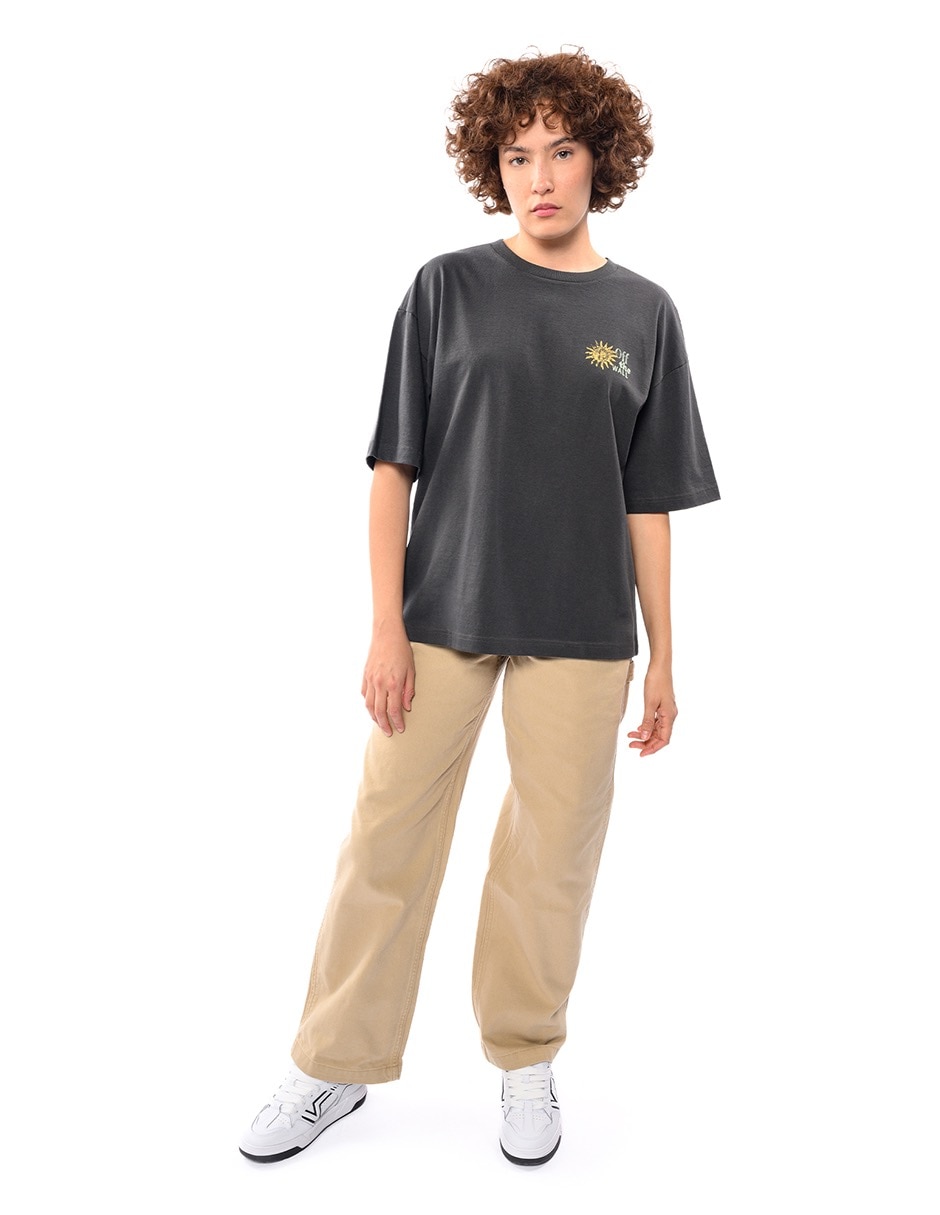 Playera manga corta Dreams Spills cuello redondo para mujer 2