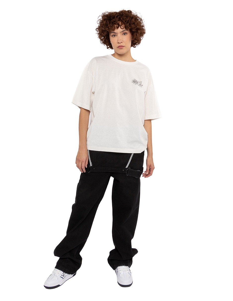 Playera manga corta Dreams Spills cuello redondo para mujer 2
