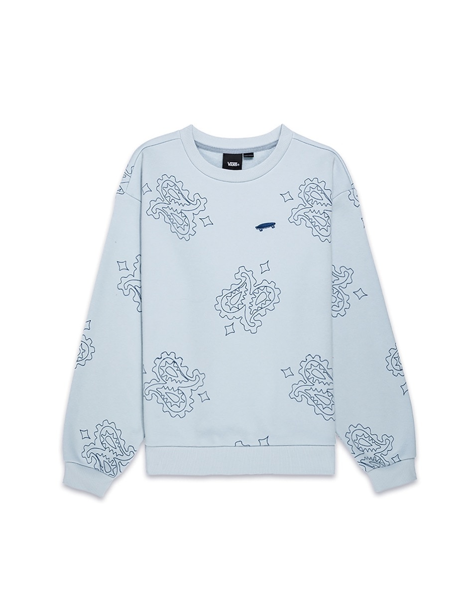 Sudadera con capucha Vans Salton Crew Neck Fleece para mujer